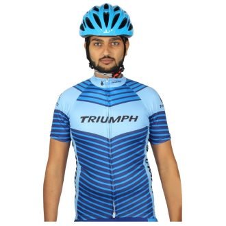 Men’s Cycling Bike Jersey Short Sleeve with 3 Rear Pockets- Moisture Wicking, Breathable, Quick Dry Biking Shirt