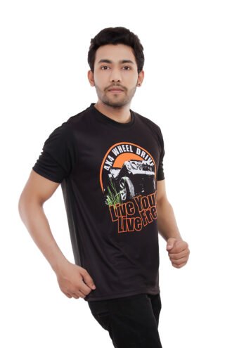 Dri-Fit Black Casual Tshirt