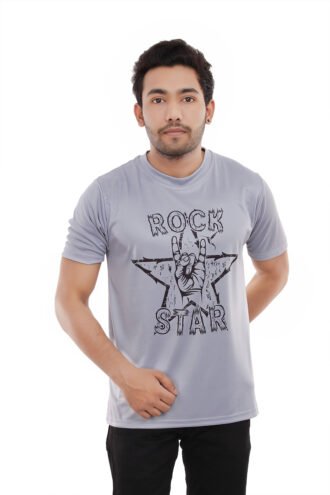 Designer Grey Casual Wear Tshirt