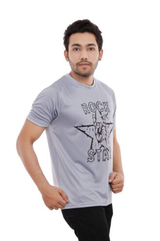 Designer Grey Casual Wear Tshirt