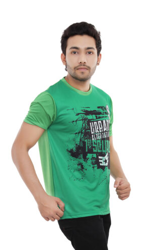 Designer Green Casual Wear Tshirt