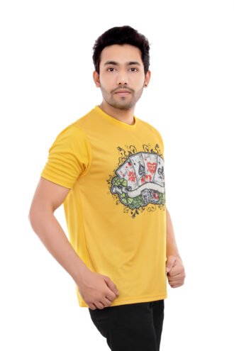 Yellow Dri-Fit Casual Tshirt