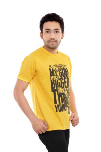 Yellow Sublimation Casual Tees