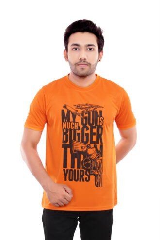 Orange Casual Tshirt