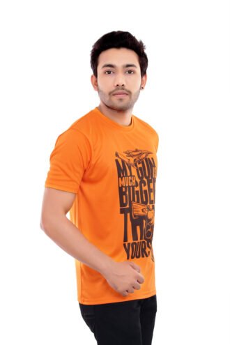 Orange Casual Tshirt