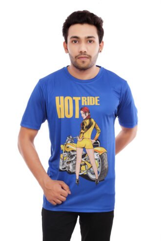 Designer Royal Blue Casual Tshirt