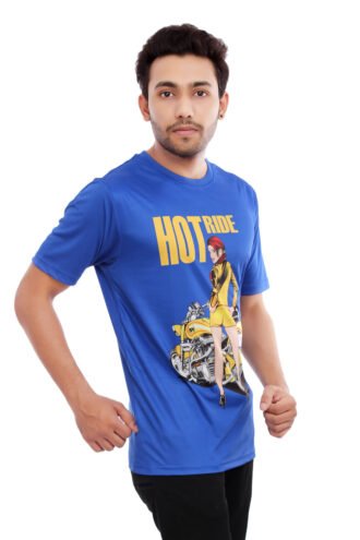 Designer Royal Blue Casual Tshirt