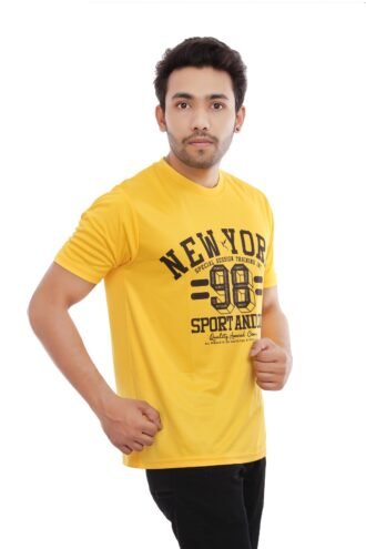 Yellow Designer Casual Tees