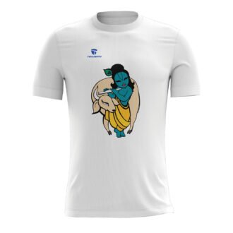 Krishna Design White T-shirt