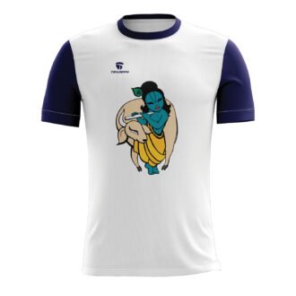 Krishna Design Blue T-shirt