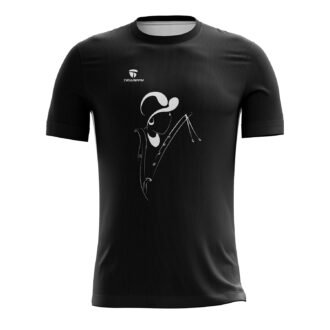 Krishna Polyester Black Tees