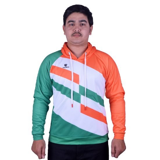 India Tricolour Hoodie