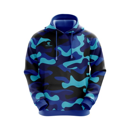 Full Printed Blue Army hoodies