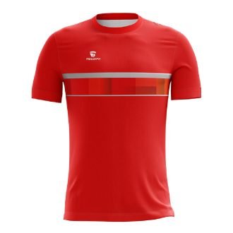 Polyester Cycling T-shirt Red for Men | Cycling Clothes