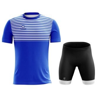 Men's Cycling Tshirts and Gel Tech Foam Padded Shorts for Cyclist