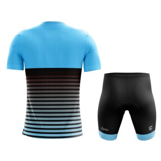 Mens Padded Cycling Shorts with Printed Half Sleeve T-shirt