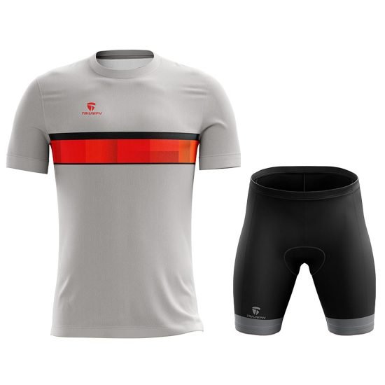 Men's Dri Fit Long Riding Cycling T-shirt1 and Padded Shorts