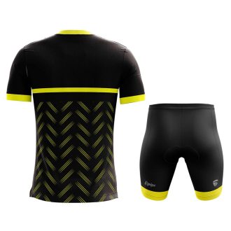 Polyester Half Sleeve T-shirt and Cycling Shorts for Men